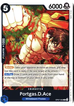 Portgas.D.Ace (053) OP07-053 Rare 500 Years in the Future One Piece Foil NM - Image 1