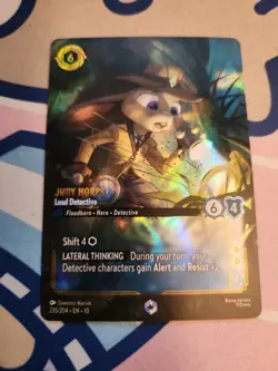 Disney's Lorcana TCG Enchanted Rare Judy Hopps - Lead Detective 235/204 - Image 1