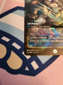Disney's Lorcana TCG Enchanted Rare Judy Hopps - Lead Detective 235/204 - Image 2