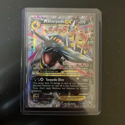 M Sharpedo EX XY200 2017 XY Black Star Promo Pokemon Card Ultra Rare - NM - Image 3