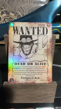 Portgas D. Ace OP13-119 (Wanted Poster) Carrying On His Will One Piece Card Game - Image 1