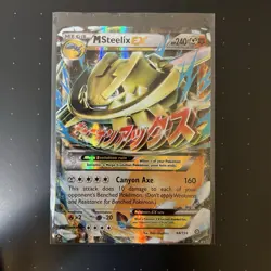 Mega M Steelix EX - Steam Siege 68/114 Pokemon Trading Card Game TCG Holo Rare - Image 1