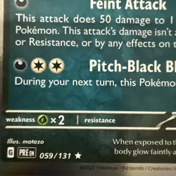 Pokemon TCG Prismatic Evolutions Umbreon Pokeball Reverse Holo Card 059/131 - Image 2