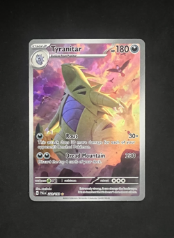 Tyranitar 222/193 Scarlet & Violet Paldea Evolved Pokemon Card NM Pack Fresh - Image 1