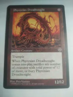 Mtg Phyrexian Dreadnought play set 4 cards - Image 1