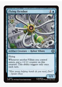 Flying Octobot (Doctor Octopus) | MTG Marvel | Villain Tribal Doc Ock EDH NM - Image 1