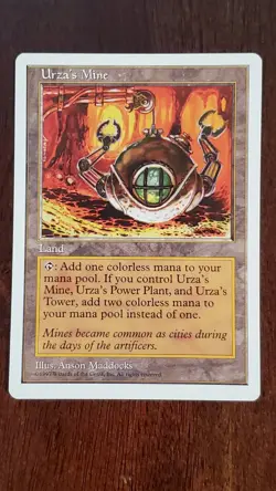 Urza's Mine Fifth Edition 5th EX/LP #427 MTG Magic the Gathering Land Uncommon - Image 1