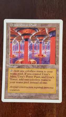 Urza's Power Plant Fifth Edition 5th EX/LP #428 MTG Magic the Gathering Land UC - Image 3