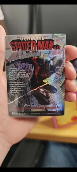 Miles Morales Ultimate Spider Man MTG Full Art Foil - Image 3