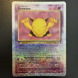 Pokemon TCG Drowzee Reverse Holo Legendary Collection 54/110 Common English 2002 - Image 1