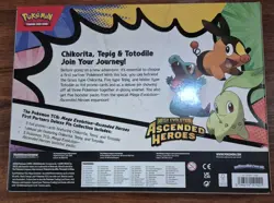 Pokemon Ascended Heroes Lot Mega Emboar ex Feraligatr ex Deluxe Pin Collection - Image 2
