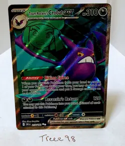 Team Rockets Crobat EX 217/182 DRIEN Pokemon NM - Image 1