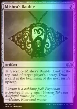 MTG Magic the Gathering Mishra's Bauble (274/503) Double Masters NM FOIL - Image 1