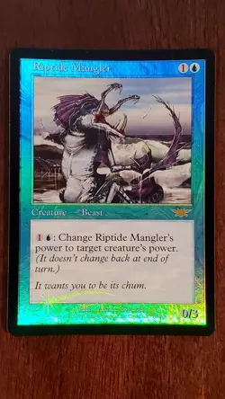 Riptide Mangler Legions EX/LP #51 MTG Magic the Gathering Creature Rare *FOIL* - Image 1