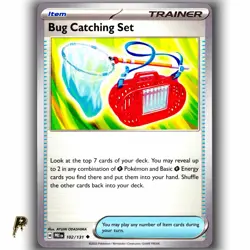Pokemon Prismatic Evolutions Bug Catching Set Poke Ball Reverse Holo NM - Image 1