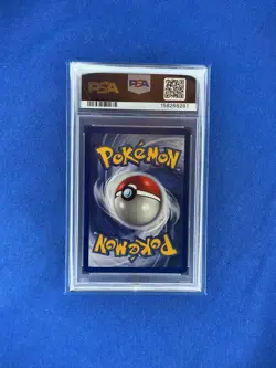 1999 POKEMON JUNGLE #28 VAPOREON RARE - PSA 7 Newly Graded - Image 2