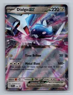 Pokemon Dialga ex 180 Holo Promo Scarlet & Violet Promo Holo NM - Image 1