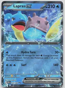 Lapras ex 022/088 Double Rare Perfect Order Pokemon Holo Near Mint - Image 1