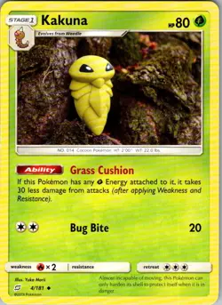 Kakuna 4/181 Team Up Near Mint Pokemon - Image 1
