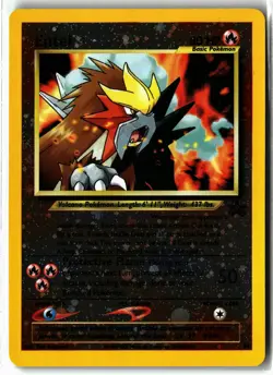 Entei ⭐ 34 Reverse Holo Promo Wizards Black Star Promos 1999 Pokemon NM - Image 1