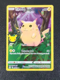 Pokemon TCG - Pikachu 005/025 Full Art Holo - Celebrations - Image 1