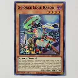 S-Force Edge Razor - LIOV-EN015 - NM/VLP - Super Rare - 1st ed - Yugioh - Image 1