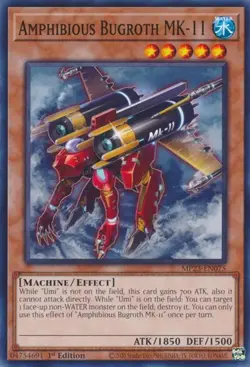 1x Amphibious Bugroth MK-11 - 1st Editio NM Eng YuGiOh - Dueling Heroes 25th Tin - Image 1