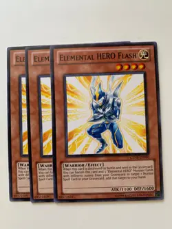 Yugioh - Elemental Hero Flash - GENF-EN090 - Common (x3 Playset) - NM - Image 1