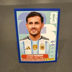 LEANDRO PAREDES Panini FIFA World Cup 2026 Sticker Blue #ARG12 Argentina - Image 1
