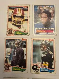 Vintage NFL Football Card Lot (28) 1960s-1980s Topps Stars HOF - Payton’s - Image 2