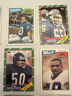 Vintage NFL Football Card Lot (28) 1960s-1980s Topps Stars HOF - Payton’s - Image 3