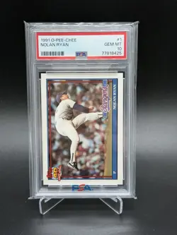 1991 O-Pee-Chee Nolan Ryan PSA 10 Gem Mint OPC Baseball Card #1 Rare Pop 55 🇨🇦 - Image 2