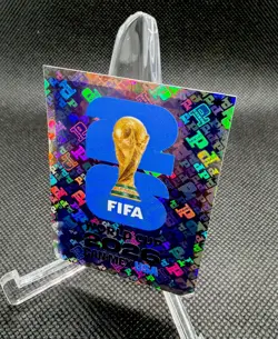 2026 Panini FIFA World Cup Trophy Sticker Holo Foil FWC8 - Image 3