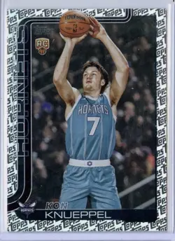 2025-26 Topps - Kon Knueppel #204 Topps Logo Foil Pattern (RC) Rookie Rare RC - Image 1