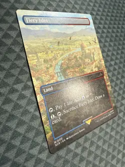 MTG Fiery Islet #0112 Borderless Rare Universes Beyond: Assassin’s Creed (ACR) - Image 2