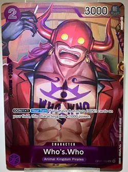 One Piece Romance Dawn CCG Promo Who's Who - Image 1
