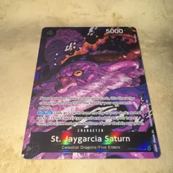 One Piece CCG St. Jaygarcia Saturn OP13-083 Alt Art Foil EN - Image 1