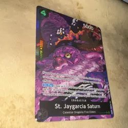 One Piece CCG St. Jaygarcia Saturn OP13-083 Alt Art Foil EN - Image 2