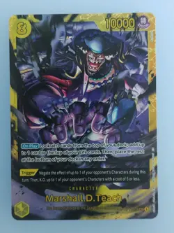 Marshall.D.Teach (119) OP16-119 The Time of Battle Foil One Piece Sec - Image 1