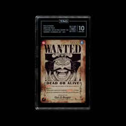 ONE PIECE OP13-CARRYING ON HIS WILL WANTED ART 118 SP GOL.D.ROGER TAG 10 Rank #1 - Image 1