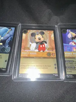 4 Cards From Lorcana Fabled 3 Mickey Mouse And 1 Minnie Mouse - Image 5