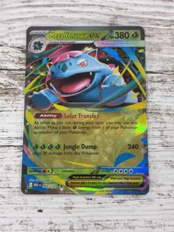 Pokemon Card - Mega Venusaur ex 3/132 Mega Evolution NM Near Mint - Image 1