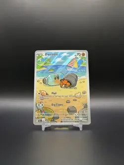 Pokemon TCG Dwebble 129/086 Illustration Rare Black Bolt SV Card - Image 1
