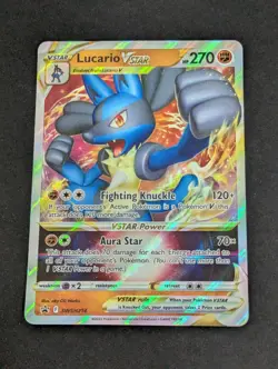 Lucario VSTAR SWSH214 SWSH: Sword & Shield Black Star Promo Pokemon Card #SWSH21 - Image 1