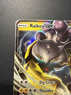 LP Raikou GX SM121 Black Star Promo Sun & Moon Pokemon card English TCG - Image 2