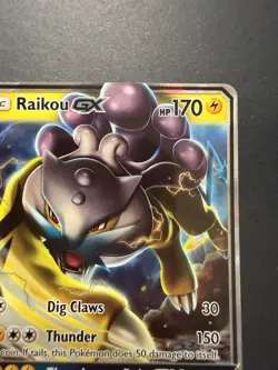 LP Raikou GX SM121 Black Star Promo Sun & Moon Pokemon card English TCG - Image 5