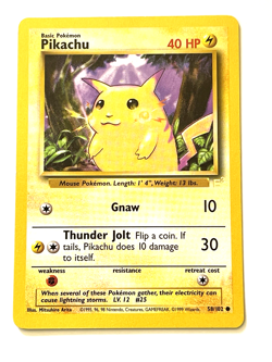 Pokemon Card Pokemon Pikachu GNAW 58/102 Promo E3 - Image 1