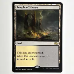 TEMPLE OF SILENCE MTG TDC - CARTE MAGIC THE GATHERING EN NEUF - Image 1