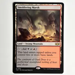 SMOLDERING MARSH MTG TDC - CARTE MAGIC THE GATHERING EN NEUF - Image 1