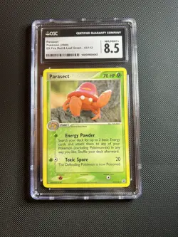 POKEMON PARASECT NON HOLO CARD EX FIRE RED & LEAF GREEN 43/112 CGC 8.5 #43 - Image 1
